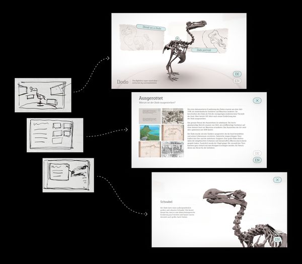 Von den Skizzen zum fertigen UI