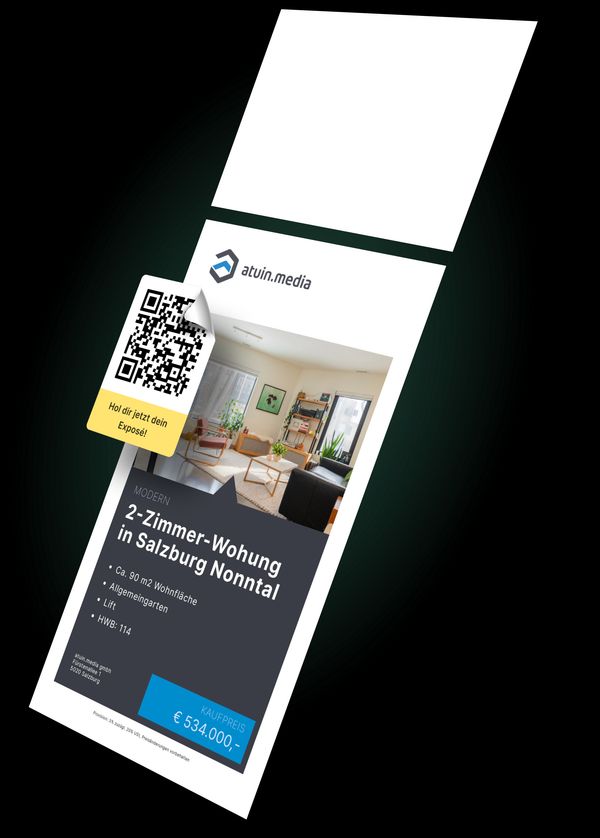 Inhalte können einfach mit QR Codes versehen werden